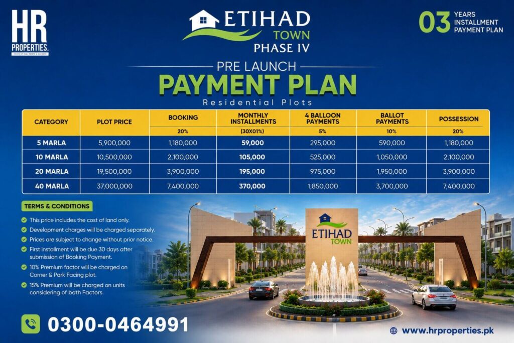 Etihad Town Phase 4 Payment Plan 2026